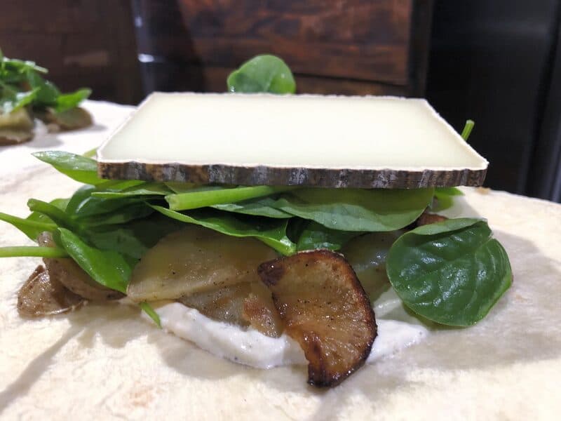 Chausson épinards brebis